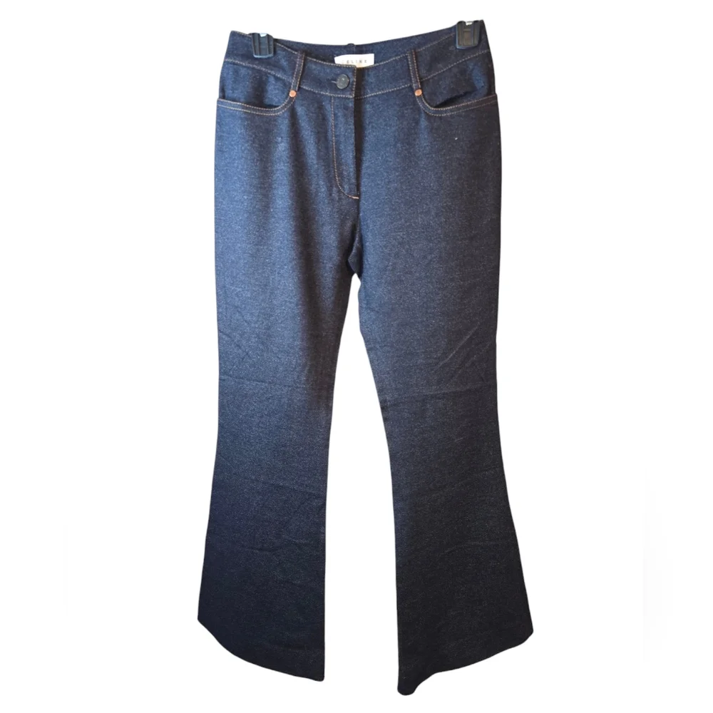 EUC Celine Wool Triomphe Flare Pants 34! - Picture 5 of 12